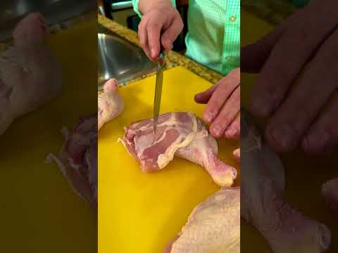 Как разделывать курицу чтобы не тупить хороший нож.