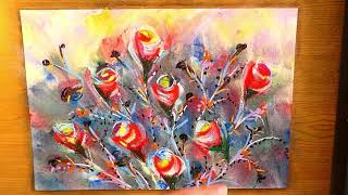 Original Fun Abstract Painting In Soft Pastel | 7 Art Ideas On Time Lapse Demonstration screenshot 1