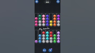 Ball sort puzzle level 3552 #resolución #games #puzzle #nivel #level #gaming #game