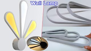 How To Make A Wall Lamp At Home Wall Sconce Led Strip Light Ideas For Bedroom Decoration Ideas
