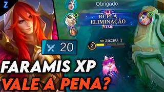 VIREI MAIN FARAMIS E PEGUEI 20 KILLS COM ELE NA XP! - FARAMIS GAMEPLAY | Mobile Legends
