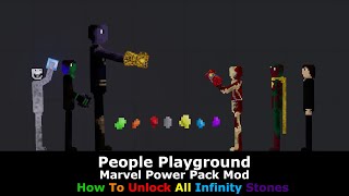 How To Unlock Infinity Stones In People Playground (Marvel Power Pack Mod)