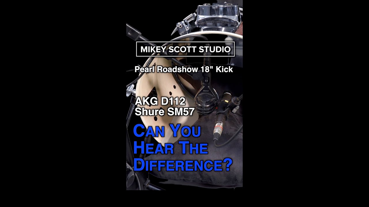 🥁 Can You Hear The Difference? Pearl Kick – AKG D112 vs. Modded SM57 🎧