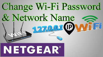 How to Change Wi-Fi Password & Change Network Name (Netgear router)