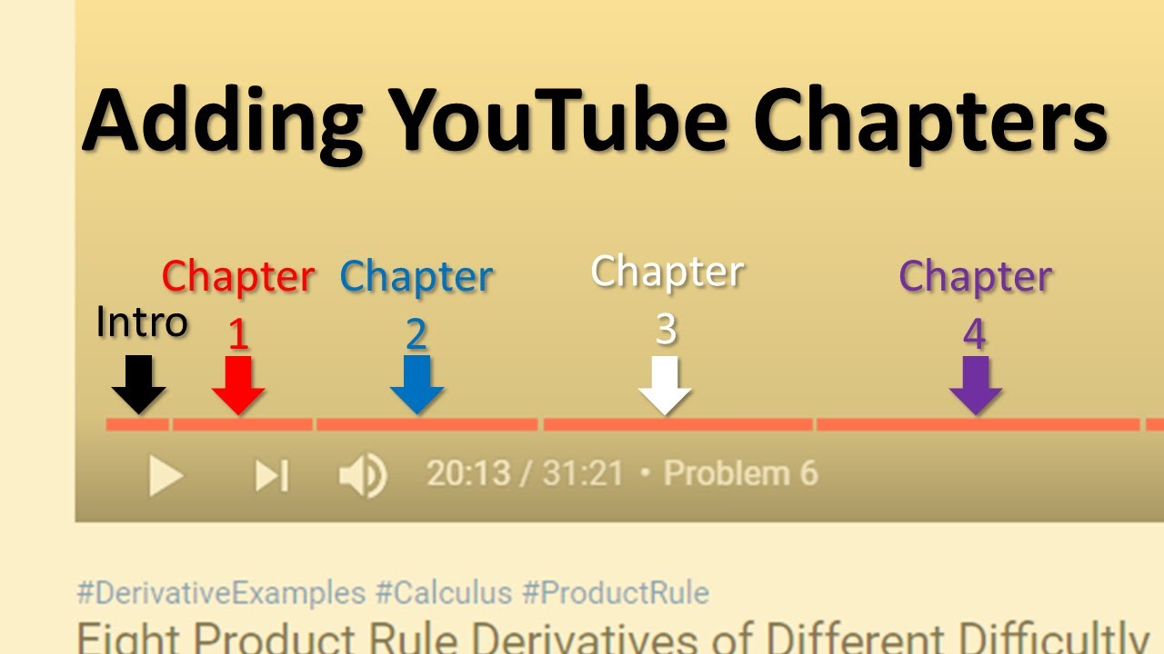 How to Put Chapters in a YouTube Video