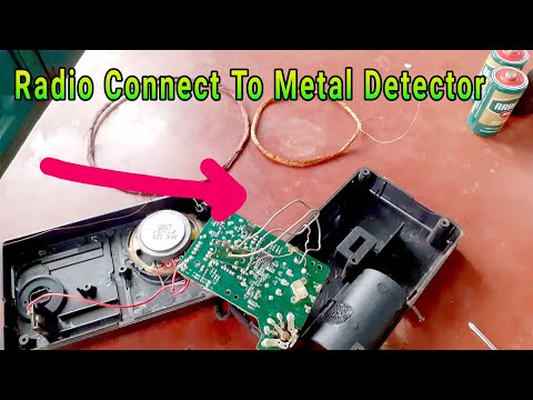 Radio Connect To Metal Detector Metal Detector Radio