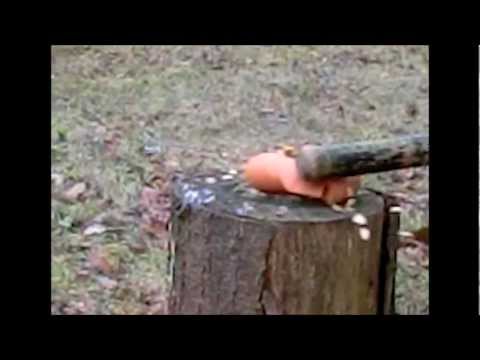 Slow Motion Pumpkin Vs. Baseball Bat