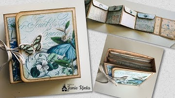 Chunky Little Pocket Mini Album Tutorial - VectoriaDesigns