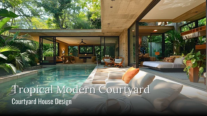 The Allure of the Tropical Modern Courtyard House Design Blurs Indoor & Outdoor Living - DayDayNews