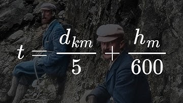 Predict your hiking time with Naismith