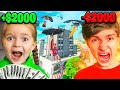 Every KILL My 5 Year Old Sister Gets In *NEW* Fortnite Season = $100!! *Aimbot*