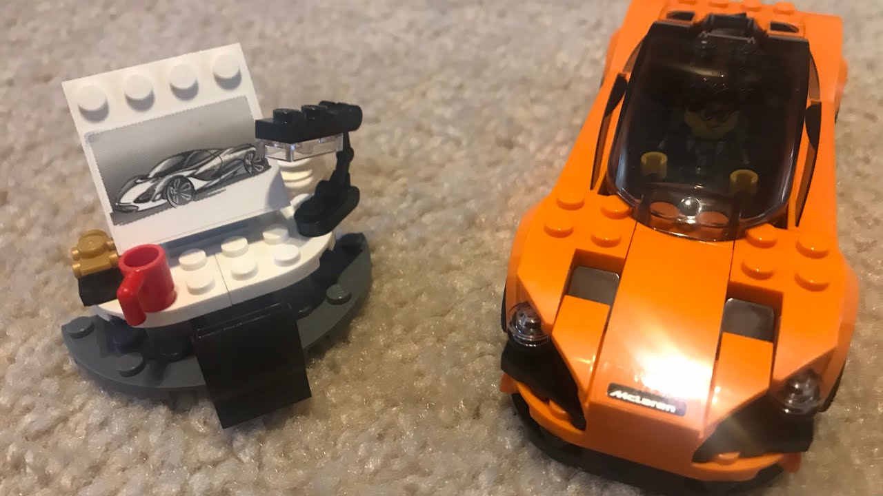 freebirds Lego Mclaren speed build with short stop motion animation at the end