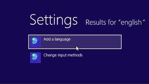 How to add a different language keyboard on windows 8
