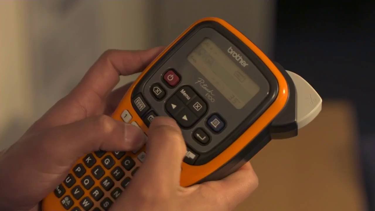 Brother PTE100VP Label Printer YouTube