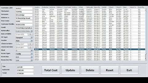 How to Create Hotel Management Systems in Java NetBeans - Tutorial 2 of 4