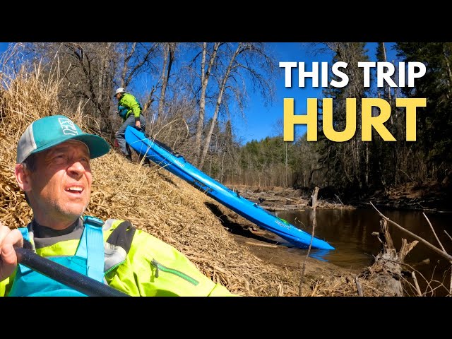 The log jam beatdown!  |  Epic spring kayaking adventure class=