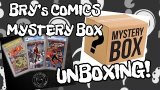 COMIC BOOK MYSTERY BOX UNBOXING - BRY’S COMICS
