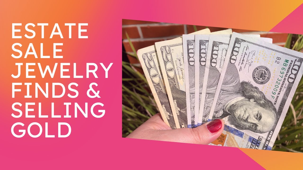 Jewelry Estate Sale Finds & Taking Scrap Gold and Platinum to Sell for
