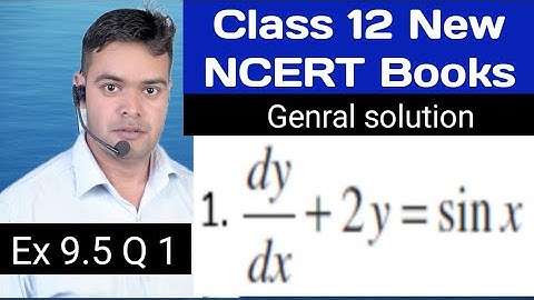 NCERT Solutions for Class 12 Maths Chapter 9 Differential Equations Exercise 9.5 Q1