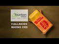 How to wax fjallraven g1000 fabric  with matt bowen from taunton leisure