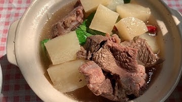 Radish Beef Soup- Original Easy Recipe