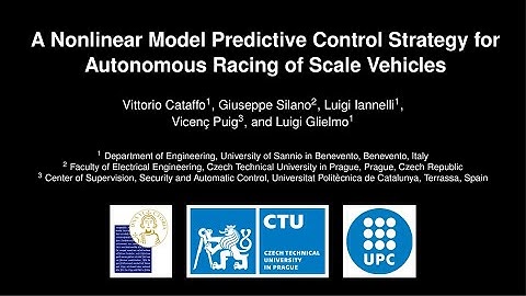 A Nonlinear Model Predictive Control Strategy for Autonomous Racing of Scale Vehicles