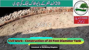 Biofloc Tank Construction Part-2 || بائیو فلاک کیلئے ٹینک کی تیاری || Livestock & Gardening Kingdom