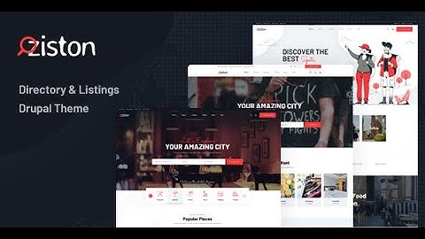 Existing Installtion - Ziston - Directory & Listing Drupal Theme