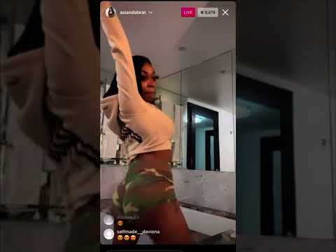 Live IG twerk dance