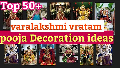 varalakshmi vratham pooja decoration ideas|top 50+ varalakshmi vratham pooja decoration ideas 2022