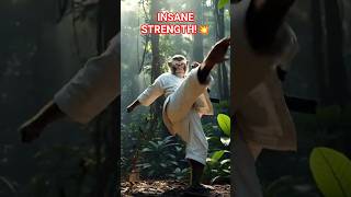 🎖Karate 🥋 Monkey VS KING 💥#KarateMonkey #MartialArts #AIAnimation #JungleAdventure #KarateMaster