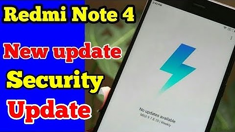 Redmi Note 4 New Security Update !! MiUi 10