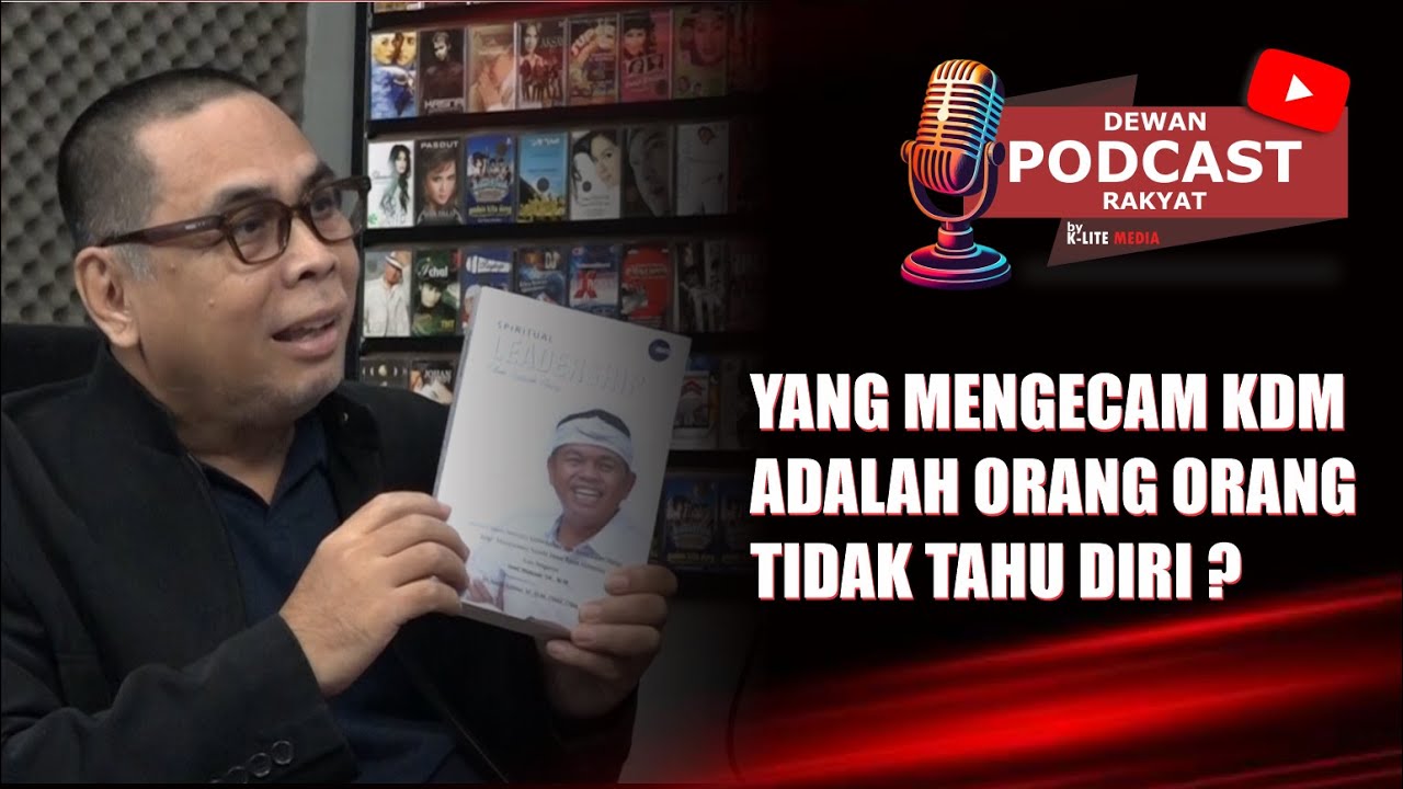 Yang mengecam KDM adalah orang orang yang tidak tahu diri, Benarkah?