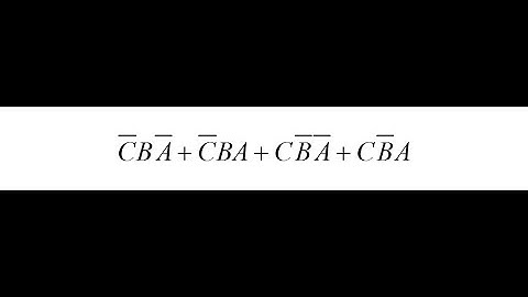 Digital Logic - Simplification of an SOP Expression 06
