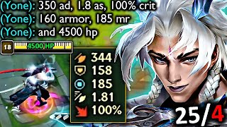 THIS YONE BUILD SHOULD BE ILLEGAL (INSANE STATS)