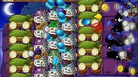 10 Cob Cannon Strategy ( Roof Night Endless )