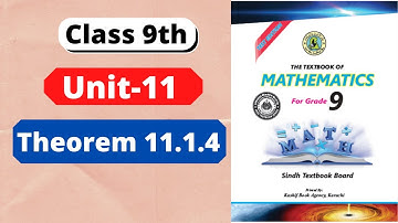 05. Unit-11 | Theorem-11.1.4 | 9th Math