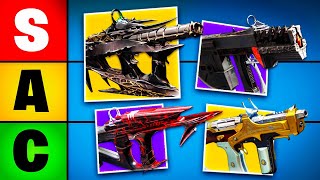 Ranking Every SMG in a Tier List (Destiny 2) by Castle Content 329,657 views 1 year ago 24 minutes