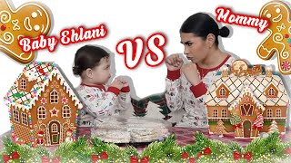 GINGERBREAD HOUSE FACE OFF WITH EHLANI! *WITH SOME TEA*