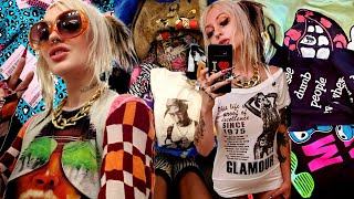 ☆ I thrifted for like 2 days straight for trashy mcbling swag ☆ savers, bins & buffalo exchange haul