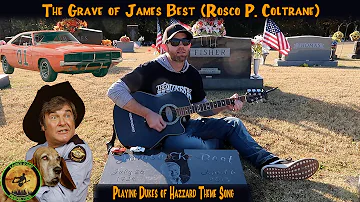 Famous Grave : James Best | Rosco P. Coltrane | Dukes of Hazzard Theme Tribute | Corydon, Indiana