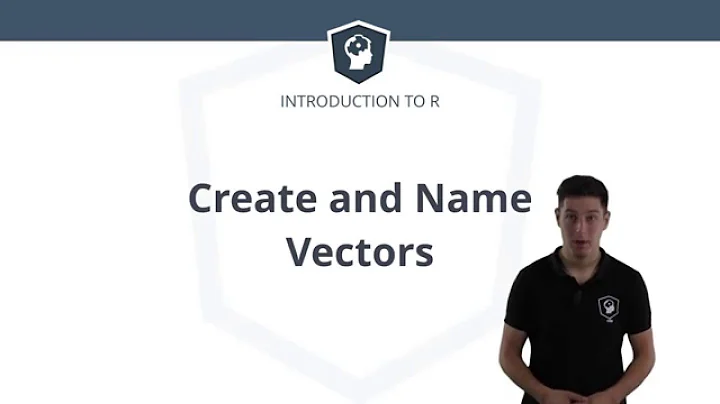 R tutorial - How to Create and Name Vectors in R