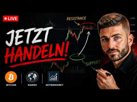 Video preview for Bitte jetzt aktiv werden: Wohin bewegt sich der Markt? (Krypto, Makro & Aktien)