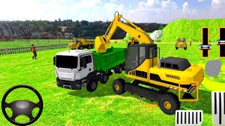 City Real Construction Simulator 3D - Backhoe Loader JCB Heavy Excavator Driving - Android GamePlay screenshot 2