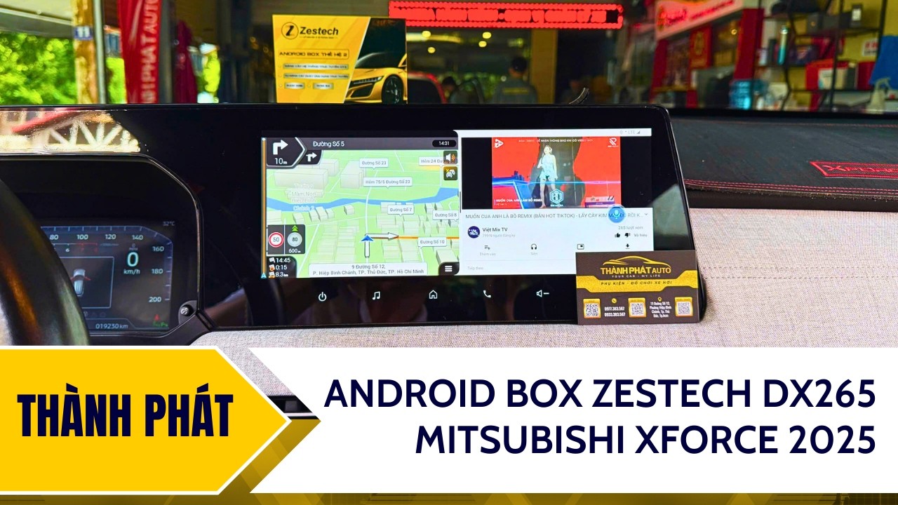 Install Zestech DX265 Android Box For Mitsubishi Xforce 2025