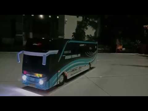 Miniatur bus LAMPU + STROBO