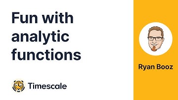 #TimescaleTuesday - Fun with Analytic Functions: First and Last - Part 2