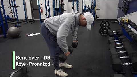Bent over - DB - Row - Pronated -