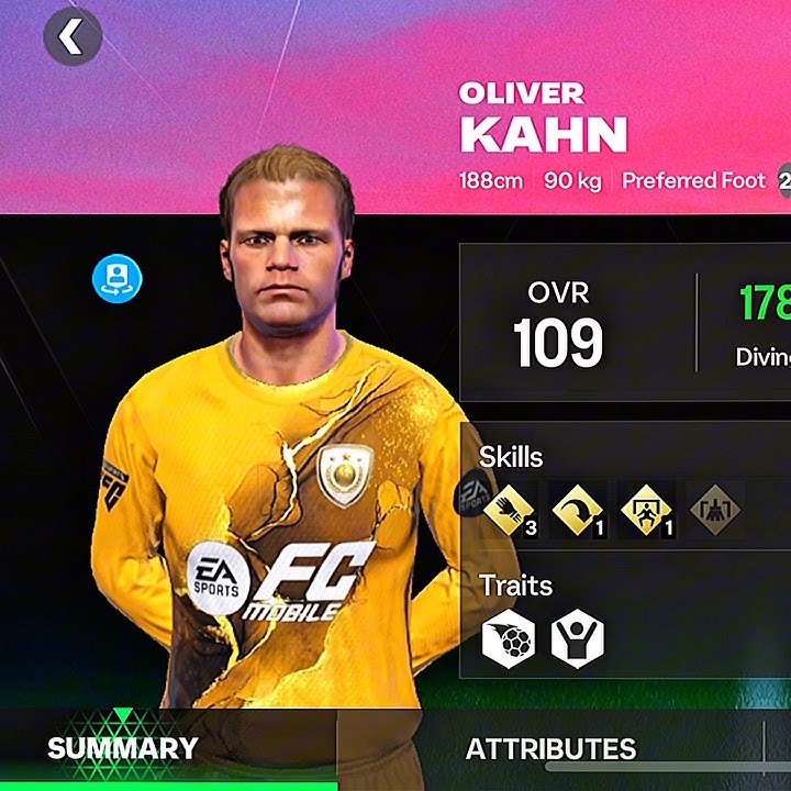 Oliver kahn level up 🥶☠️ #eafc #fifa #fifamobile #eafcmobile