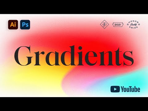 Multi-Color Gradients Using Adobe Photoshop & Illustrator // Tutorial 2022